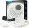 DAYBETTER White LED Strip Light, 40ft Dimmable Bright Rope Light, 6500K 12V Light Strips, 720 LEDs 2835 Tape Lights for Bedroom, Kitchen, Mirror, Home Decoration
