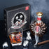 Whiskey Stones Gift Set, NIXWET Set of 5 Stainless Steel Reusable Ice Cubes Whiskey Rocks with Chilling Bag and Ice Tongs for Cocktails, Bourbon, Wine, Beverages