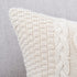 MANDIOO Cotton Knitted Beige Decorative Throw Pillow Covers Soft Cozy Outdoor Cushion Cases Luxury Modern Pillowcases for Couch Sofa Bed 18x18 Inches