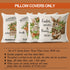 JOJOGOGO Bunny Easter Throw Pillow Covers 18x18 Set of 4 Carrot Easter Decorations Farmhouse Spring Pillow Covers Home Decor for Couch Sofa Porch