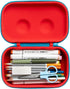 ZIPIT Beast Pencil Box for Kids, Cute Storage Case for School Supplies, Holds Up to 60 Pens, Secure Zipper Closure, Machine Washable (Black)