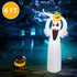 Vansdon 6Ft Tall Halloween Inflatable Spooky Ghosts with Pumpkins LED Lights Decor Outdoor Indoor Holiday Decorations, Blow up Lighted Yard Decor, Lawn Inflatables Ghost Yard Prop(White)