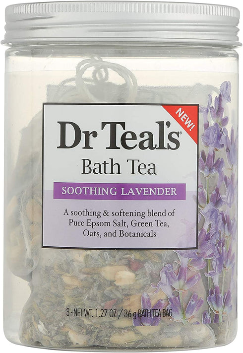 Dr Teal's Bath tea soothing Lavender Bath Soaks - 3oz, pack of 1