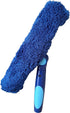 Bring It On Cleaner 5-12 Foot Extension Pole Plus Squeegee & Window Washer Telescopic Pole for Window Cleaning Extension Pole for Cleaning Windows
