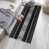 Boho Kitchen Runner Rug Black/White 2x4 ft,LEEVAN Reversible Diamond Indoor Floor Rugs Machine Washable Woven Modern Farmhouse Geometric Tribal Throw Carpet for Bedroom/Laundry/Bathroom/Entryway