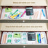BYCY 18 Pcs White Drawer Organizers Trays Set Drawer Dividers for Kitchen Office Bathroom, Interlocking Bin Pack ( 18 Pieces )