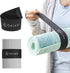 Gaiam Yoga Mat Strap Slap Band - Keeps Your Mat Tightly Rolled and Secure, Fits Most Size Mats (20"L x 1.5"W), Black