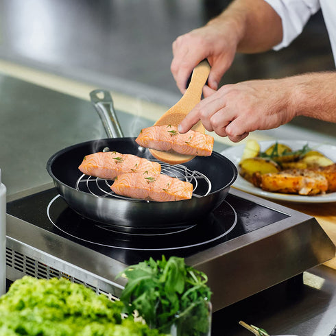 KITCHENATICS Round Cooling Racks - 100% Stainless Steel Circle Roasting Rack, Steamer Insert, Baking Rack for Round Cake Pans, Air Fryer, Instapot, Steamer Rack - Oven Safe - 7.5?, 9? & 10.5? (3 PCS)
