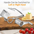 Nurch Rotary Cheese Grater Vegetable Stainless Steel Cheese Grater Shredder Cutter Grinder with 3 Drum Blades