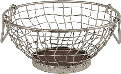 Spectrum Diversified Fruit Bowl Basket 2-Tier Service, Galvanized