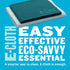 E-Cloth Window Cleaning Kit, Premium Microfiber Glass and Window Cleaner, Great for Shower Glass Doors, Indoor & Outdoor Windows and Car Windshield, Washable and Reusable, 100 Wash Guarantee, Green