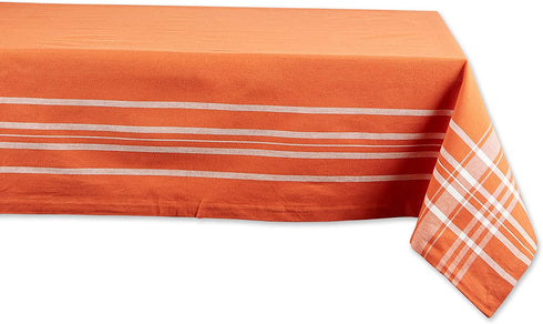 DII Harvest Market Tabletop Collection, Burnt Orange, Tablecloth, 60x102