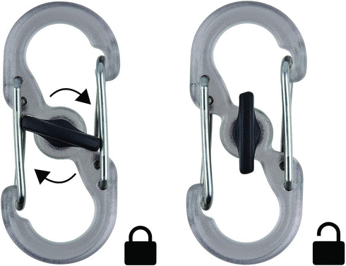 Nite Ize Keyrack, Stainless Steel Carabiner Key Chain