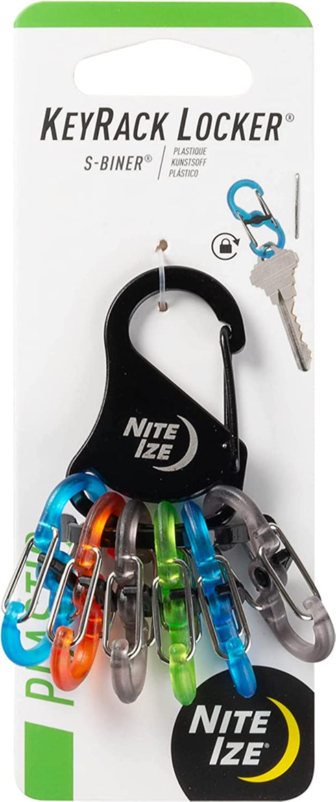 Nite Ize Keyrack, Stainless Steel Carabiner Key Chain