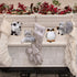 4 Pieces Plush Animal Ornament Woodland Fur Animal Ornaments Furry Animal Ornament Christmas Hanging Ornament for Christmas Tree Decoration (Brown)