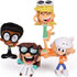 The Loud House Figure 4 Pack - Lincoln, Clyde, Lisa, Leni - Action Figure Toys from The Nickelodeon TV Show - 3" Each - Ages 4+