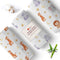 Animal Swaddle Blankets, 3-Pack Soft, Bamboo Rayon and Cotton Baby Blankets for Boys and Girls Promote Sound Sleep 47x47 in. Receiving Blanket/Multipurpose Baby Essentials by San Francisco Baby