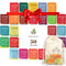 Stash Tea Bags Variety Pack - Herbal and Decaf - Caffeine Free Assorted Teas - Tea Sets for Women and Men - 50 Ct, 25 Different Flavors - 100% Handmade Cotton Pouch Included