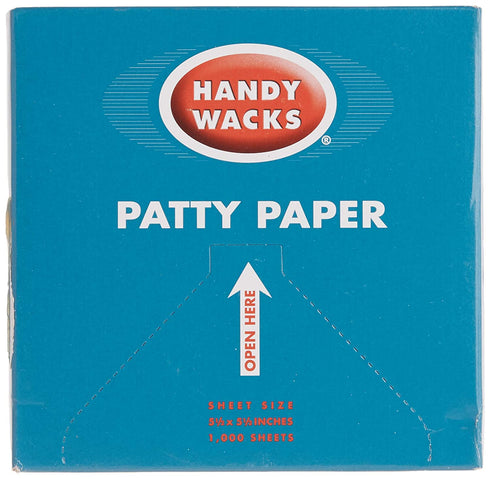 Pantryware Essentials CE Patty Paper 5 1000ct Ce Patty Paper 5-1000 Patty Paper (Pack of 1000), White