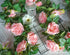 Meiliy 5 Pack 6.6 FT Artificial Flower Garland,Fake Pink Rose Hanging Flower Vines for Home Wedding Party Decor