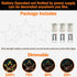 Christmas Window Lights 3 Pack Battery Operated LED Star Light 8 Modes Timer Fairy Hanging Light, Outdoor Waterproof Decor for Home Xmas Tree Porch Holiday Party Indoor Decoration Red and Green