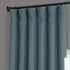 HPD Half Price Drapes BOCH-LN185-P Faux Linen Room Darkening Curtain (1 Panel) 50 X 84, BOCH-LN18537-84, Sea Thistle