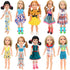 BM 10 Sets American 14.5 Inch Girl Doll Clothes Wellie Wishers Dolls Handmade Casual Wear Clothes and Other 14 -14.5 Inch Dolll