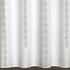Lush Decor, Gray Stripe Medallion Shower Curtain-Fabric Mandala Bohemian Damask Print Design, x 72?, Blue, 72" x 72"