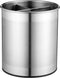 Extra-Large Stainless Steel Kitchen Utensil Holder - 360° Rotating Utensil Caddy - Weighted Base for Stability - Utensil Crock With Removable Divider for Easy Cleaning - Countertop Utensil Organizer.