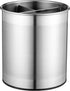 Extra-Large Stainless Steel Kitchen Utensil Holder - 360° Rotating Utensil Caddy - Weighted Base for Stability - Utensil Crock With Removable Divider for Easy Cleaning - Countertop Utensil Organizer.