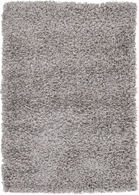 Unique Loom Solo Solid Shag Collection Area Modern Plush Rug Lush & Soft, 2 ft 2 in x 3 ft, Cloud Gray
