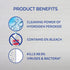 Lysol Bleach Free Hydrogen Peroxide Toilet Bowl Cleaner, Fresh, 24 oz (Pack of 4)