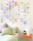 Wall Collage Kit Danish Pastel Aesthetic Posters Preppy Indie Room Decor Peaceful Dorm Photo for Women Teen Girl Gift 4x6 inch 50Pcs ¦