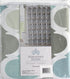 Universal Bathroom Fabric Shower Curtain for Men or Women: Earth Tones of Brown, Taupe, Slate Blue and Aqua (Brown, Turquoise, Beige, Taupe, Grey, White)