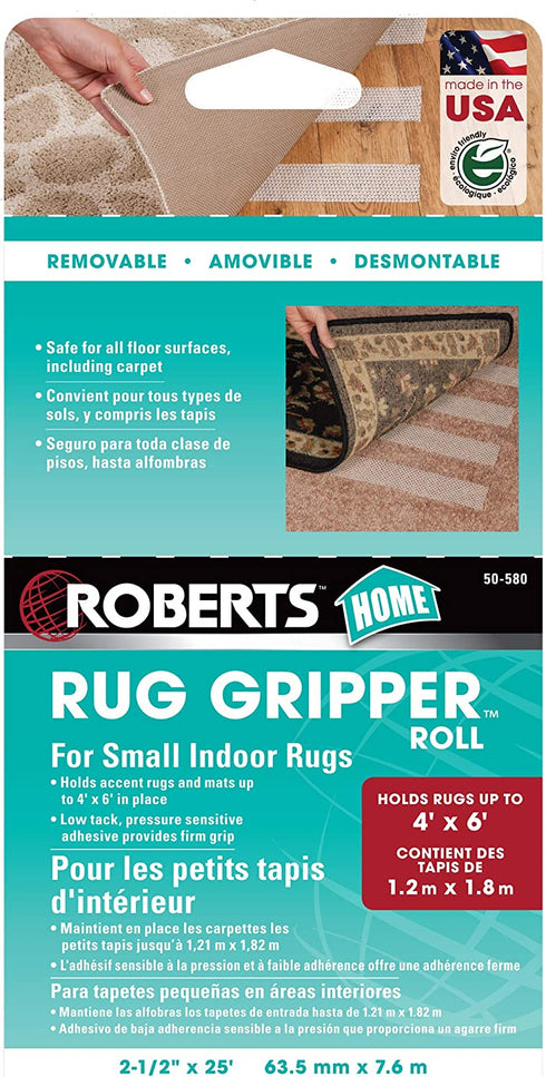 Roberts, , Traction Non-Slip Rug Strip, 25 Ft