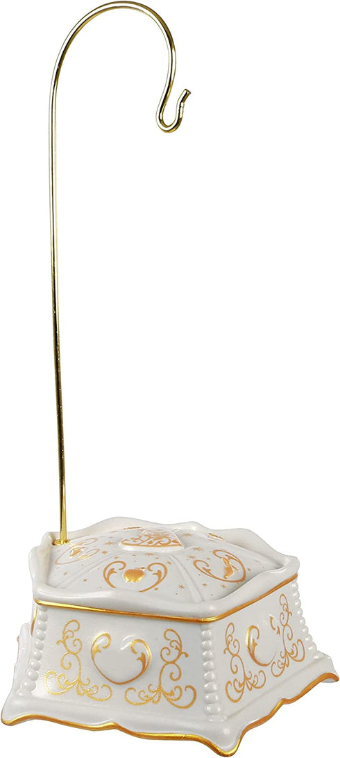 Hallmark Keepsake Christmas Ornament, Disney Princess Celebration Display Stand, Porcelain