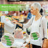Reusable Cotton Produce Bags-Durable Organic Cotton Mesh Produce Bags ECO-Friendly Grocery Bags with Tare weight 4 Sizes 12 Packs Lightweight Machine Washable Vegetable Bags with Organizing Drawstring
