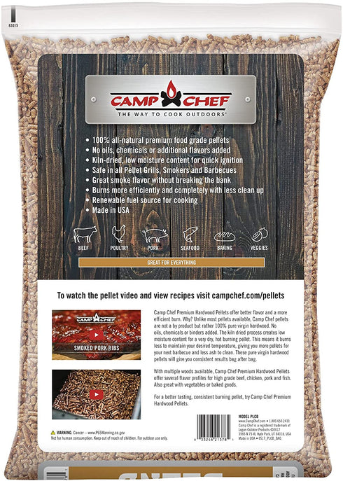 Camp Chef Competition Blend BBQ Pellets, Hardwood Pellets for Grill, Smoke, Bake, Roast, Braise and BBQ, 20 lb. Bag