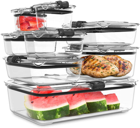 Prepara Latchlok 13 Cup Tritan Food Storage Container, Clear