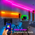 Dalattin Led Lights for Bedroom 50ft , Smart Bluetooth Led Strip Lights That Sync with Music Ambient Lighting for Room, Game, Party (2 Rolls of 25ft)