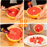 Grapefruit Spoons & Grapefruit Knife, Stainless Steel Grapefruit Utensil Set, Serrated Edge & Thick Gauge Handle, Rainbow Kitchen Tool with Non-stick Plating for Kiwi, Dessert, Apple (5 PCS)