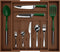 Luxury Bamboo Kitchen Drawer Organizer - Silverware Organizer - Utensil Holder and Cutlery Tray with Grooved Drawer Dividers for Flatware and Kitchen Utensils (9 Slot, Brown)