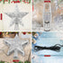 Christmas Tree Topper Lighted, Christmas Tree Toppers with Rotating Snowflakes LED Projector, Silver Star Tree Toppers Christmas Decorations