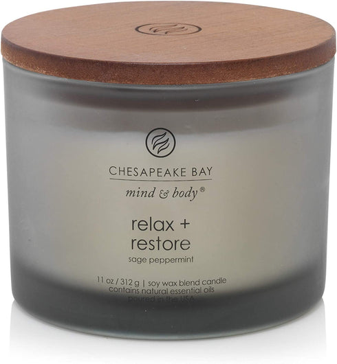Chesapeake Bay Candle PT41989 Candle, Coffee Table Jar, Sage Peppermint