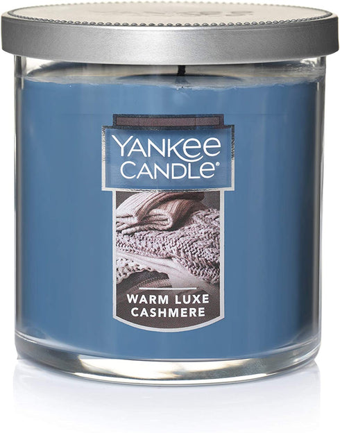 Yankee Candle Small Tumbler Jar Warm Luxe Cashmere Scented Premium Paraffin Grade Candle Wax with up to 55 Hour Burn Time