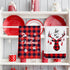 6 Pieces Cotton Christmas Kitchen Towels Buffalo Plaid Christmas Kitchen Towels and Dish Towels Christmas Kitchen Decor Hand Towels for Decorations , Favors Cooking and Baking ,16 x 24 Inch