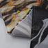 Black Gold Marble Shower Curtains for Bathroom Abstract Golden Cracked Lines Modern Luxury Geode Shower Curtain Waterproof Fabric 72x72 Inch with Hooks