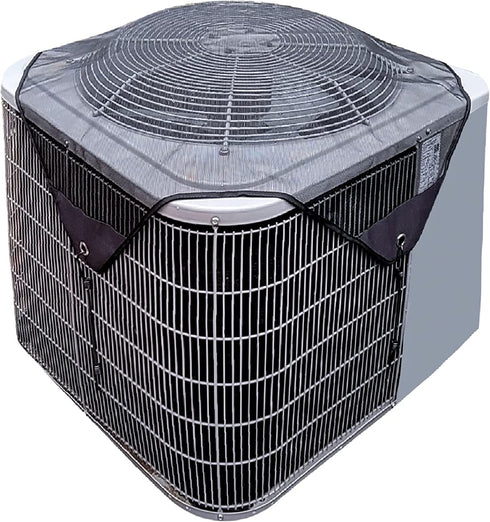 Air Conditioner Covers for Outside Units Mesh, Central Ac Leaf Guard Cover for Outdoor Compressor All Season