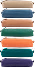 DiLoro Leather Zippered Fountain Ballpoint Rollerball Pens and Pencils Case Holder Pouch Genuine Full Grain Soft Nappa Leather (Bugatti Tan)