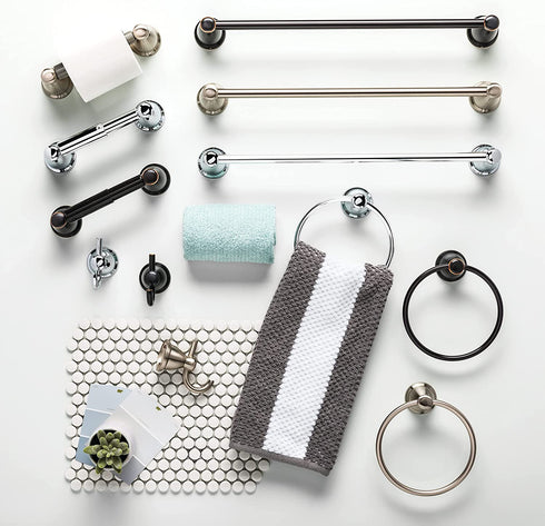 Franklin Brass Kinla Towel Hook, Oil Rubbed Bronze, Bathroom Accessories, KIN35-ORB-1